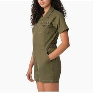 Dickies Olive Green Short Sleeve Romper